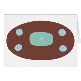 Lek-doh konst #1 hälsningskort