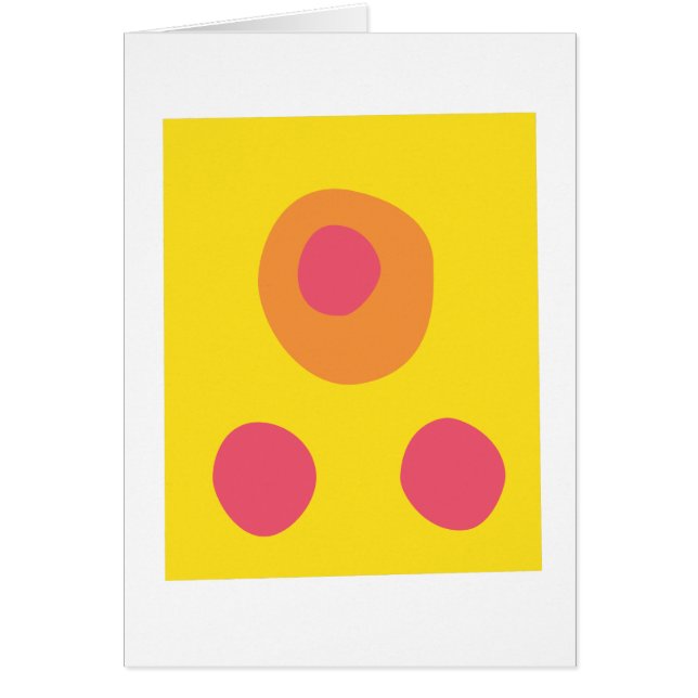 Lek-doh konst #2 hälsningskort (Framsidan)