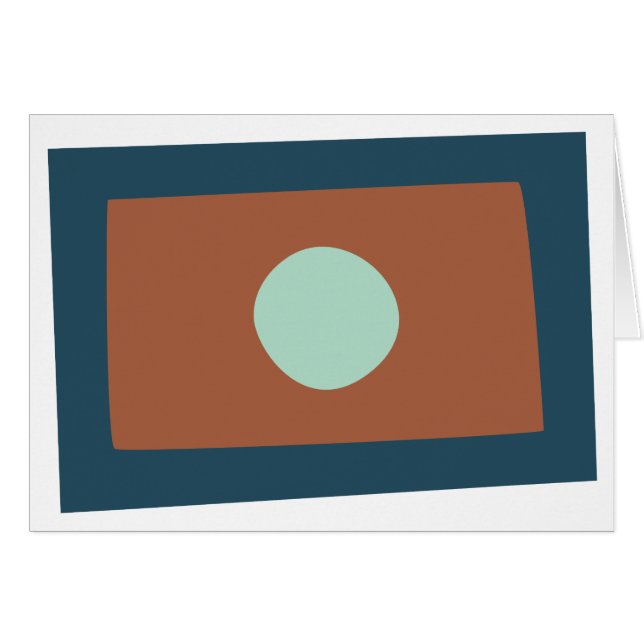 Lek-doh konst #4 hälsningskort (Framsidan Horizontal)