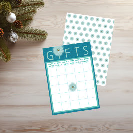 Lek för Bingo för gåvajul Themed Julkort