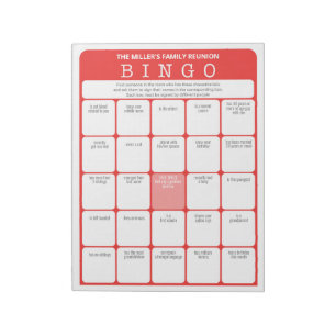 Lek för Bingo för säkerhetsbrytare för Anteckningsblock