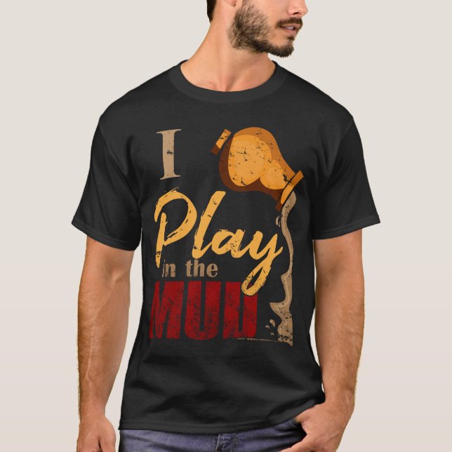 Lek i leran - krukmakerikeramikgåva t shirt (Framsida)