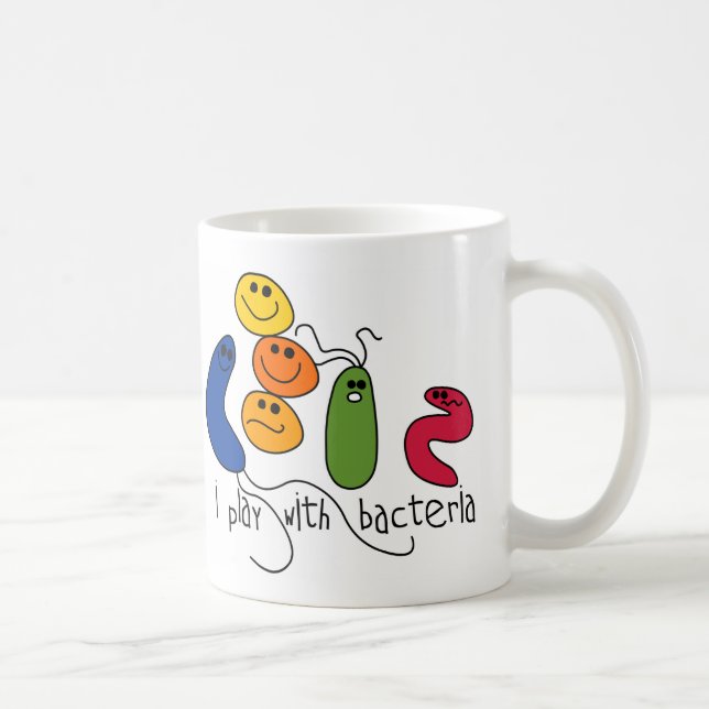 Lek med bakterier kaffemugg (Höger)