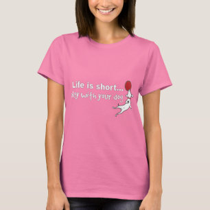 Lek med din hund t shirt
