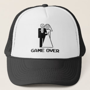 Lek över giftermålleken över den roliga tshirte keps