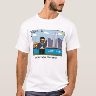 Lek över Kwame (siden) Tee