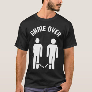 Lek över rolig homoäktenskap t shirt