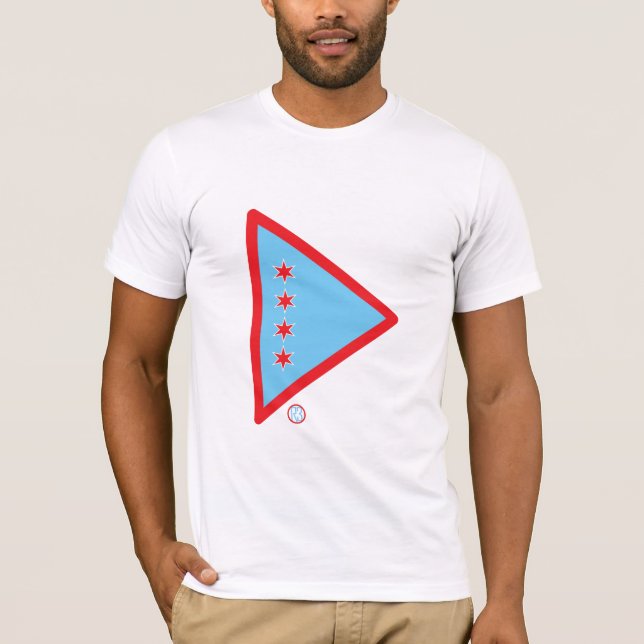 Lek på Chicago Tee (Framsida)