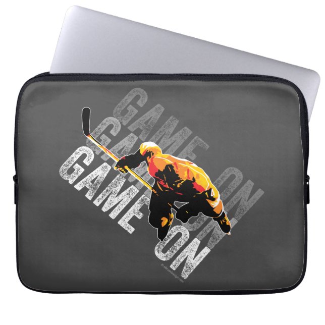 Lek på (hockey) laptop fodral (Framsidan)