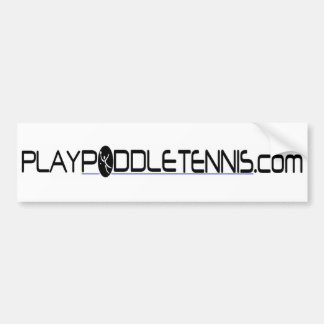 Lek paddlar tennis bildekal