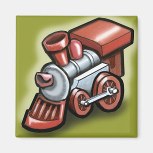 Lek tåg magnet