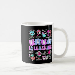 Leka är att lära lärare första skoldagen tillbaka kaffemugg