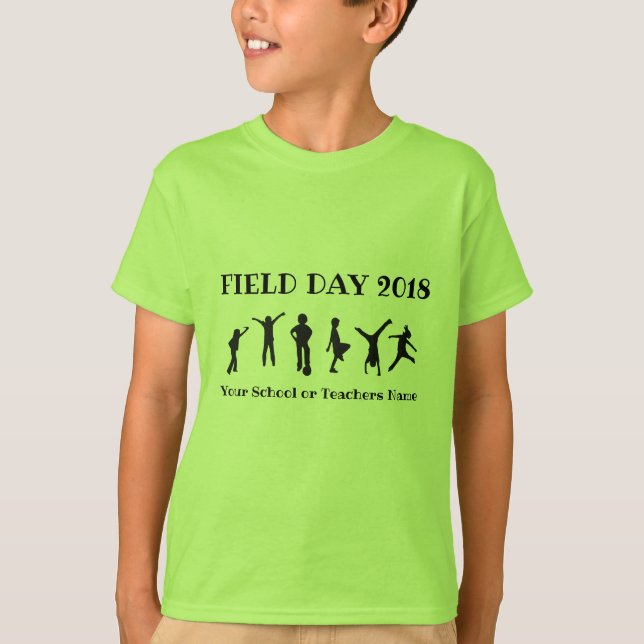 Leka barnfriluftsdagT-tröja Tee (Framsida)