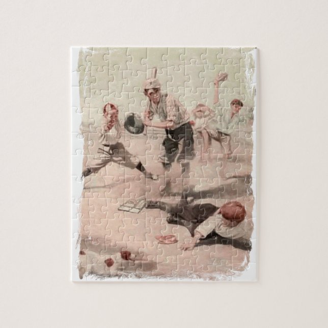 Leka baseball pussel (Vertikal)