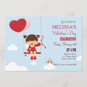 Leka Cupidvalentin inbjudan för party