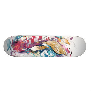 Leka den Koi skateboarden Mini Skateboard Bräda 18,7 Cm