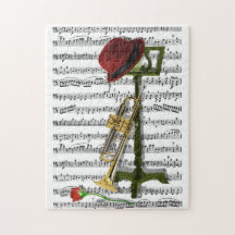 Leka den musikPuzzle.