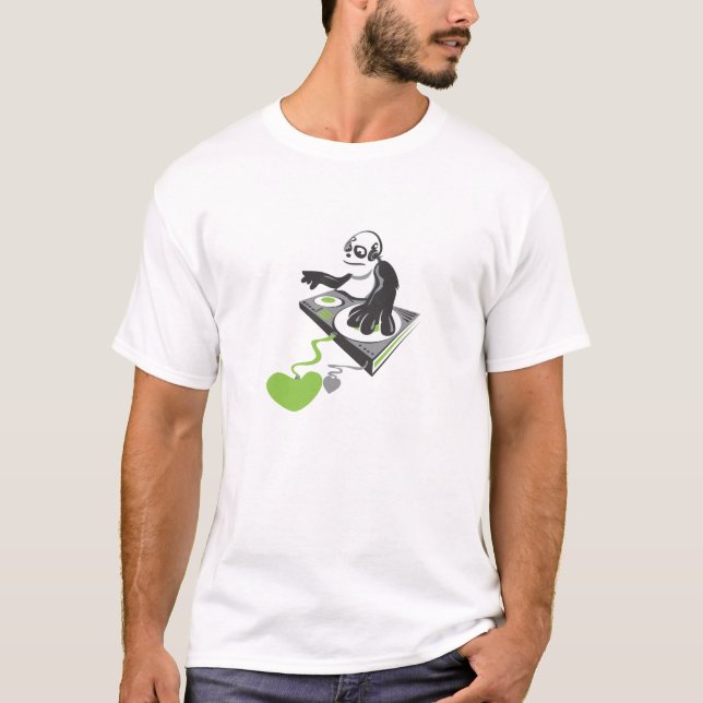 leka för dj-pandais tee (Framsida)