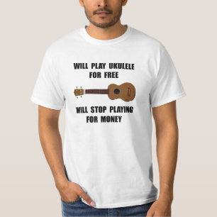 Leka för Ukulele Tee Shirt