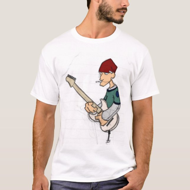 leka gitarren igen tee shirt (Framsida)