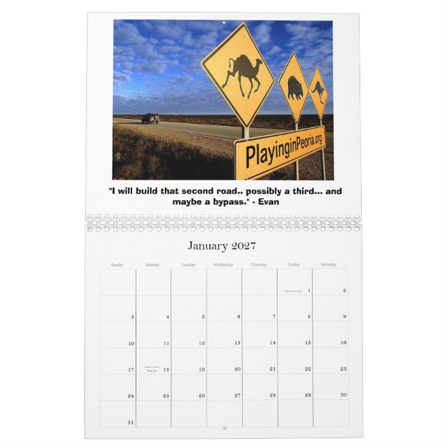 Leka i den Peoria väggkalendern 2010 Kalender (Jan 2027)