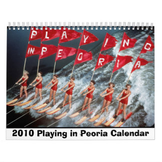 Leka i den Peoria väggkalendern 2010 Kalender