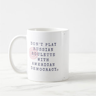 Leka inte den ryska roulettkaffemuggen kaffemugg
