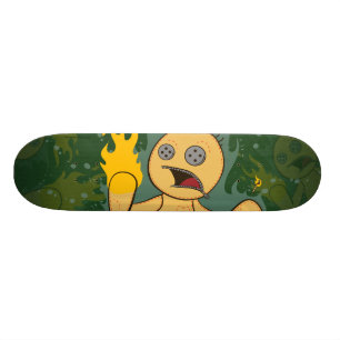 Leka inte med matcher old school skateboard bräda 21,6 cm