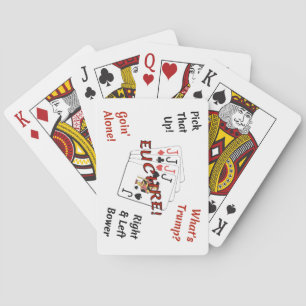 Leka kort - Euchre! Kortlek