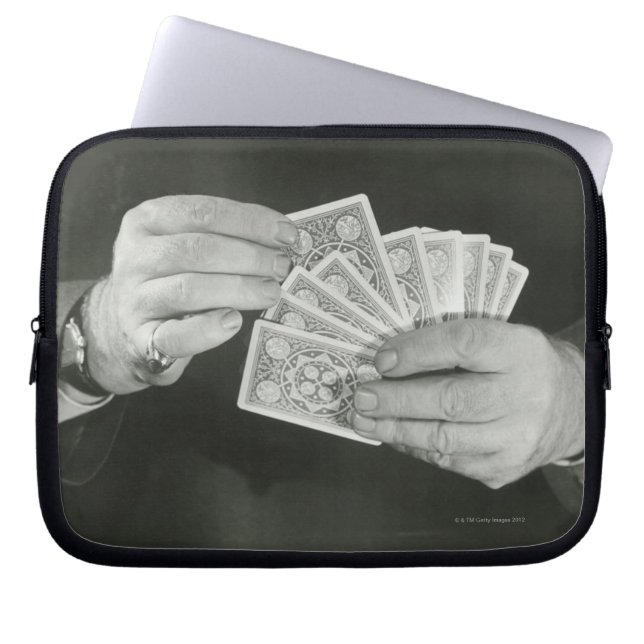 Leka kort laptop sleeve (Framsidan)