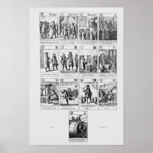 Leka kort poster