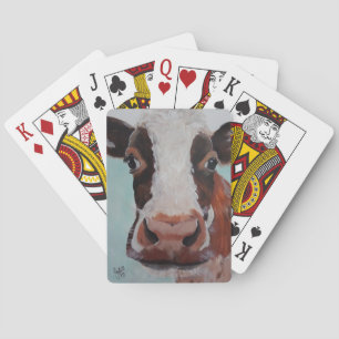 Leka kortet - festlig ko casinokort