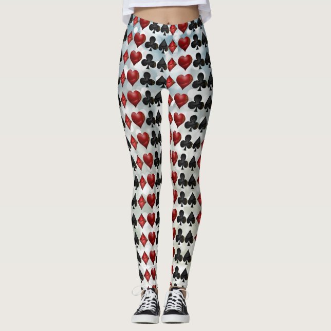Leka kortkostymdamasker leggings (Framsida)