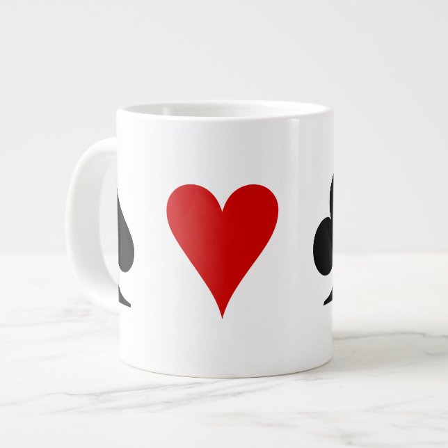Leka kortkostymer jumbo mugg (Framsida vänster)