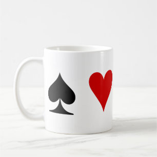 Leka kortkostymer kaffemugg