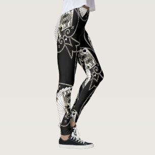 Leka kortpokerYoga flåsar spring Leggings
