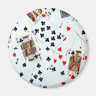 Leka kortspel magnet