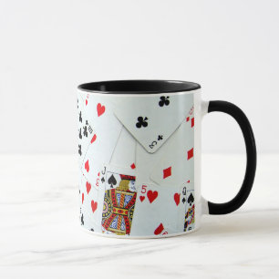Leka kortspel mugg
