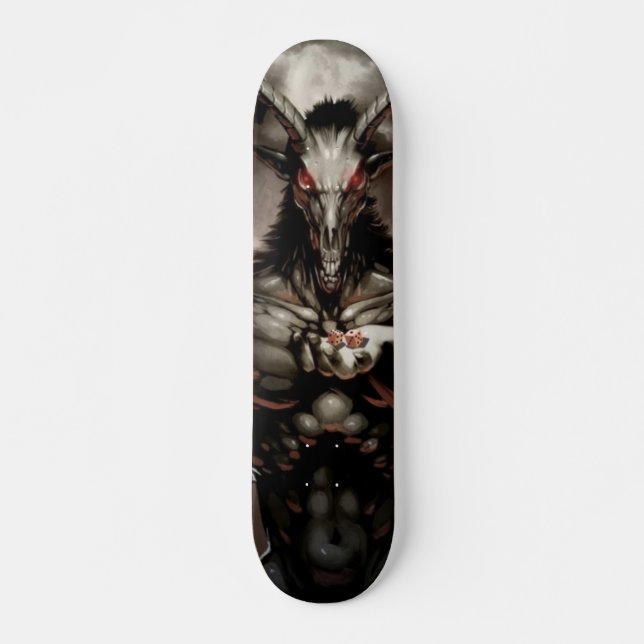 Leka med djävulen skateboard bräda 21,5 cm (Framsida)