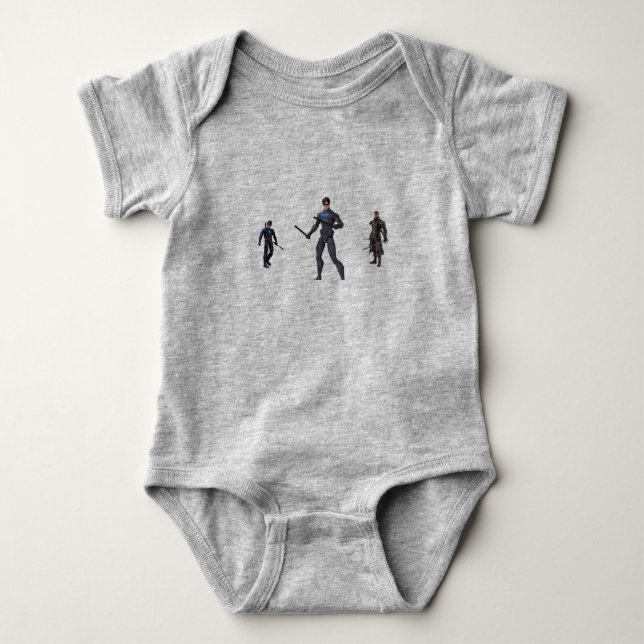 leka med hjältar t shirt (Framsida)