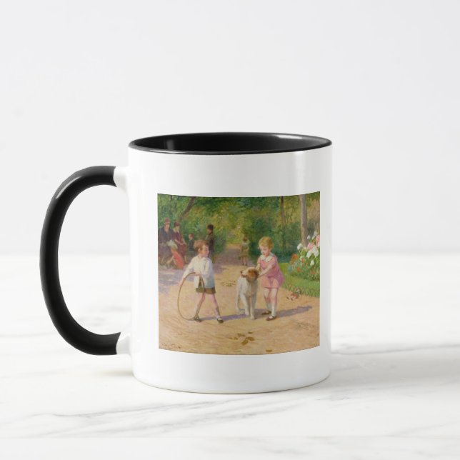 Leka med ringen mugg (Vänster)