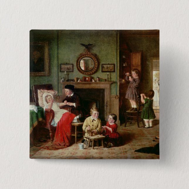 Leka på doktorer knapp (Framsida)