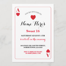 Leka topp- Vegas för kort söta 16 födelsedagsfest