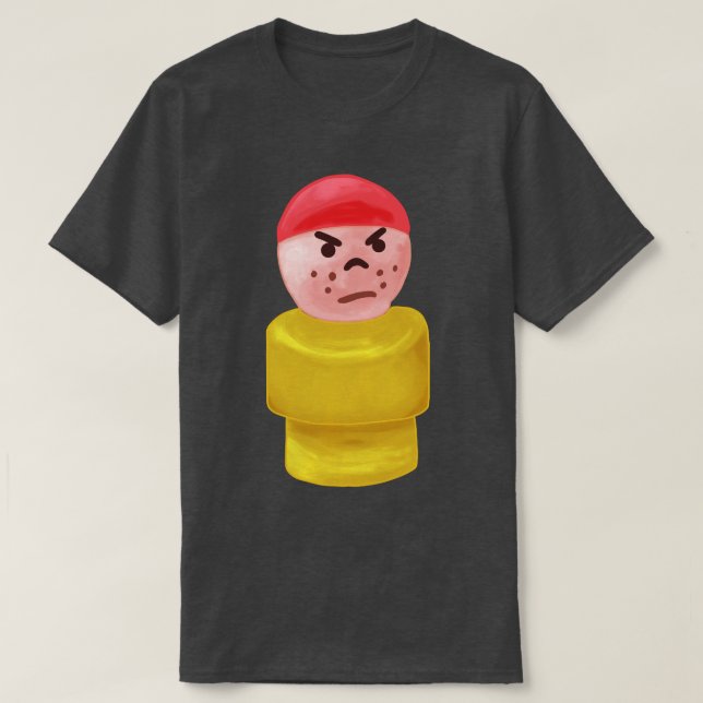 Lekade Little Grumpy Boy T Shirt (Design framsida)