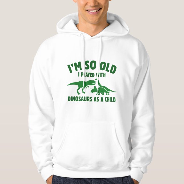 Lekade Med Dinosaurier Hoodie (Framsida)