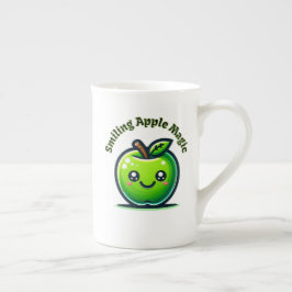 Lekande Apple Magic Benporslin Mugg