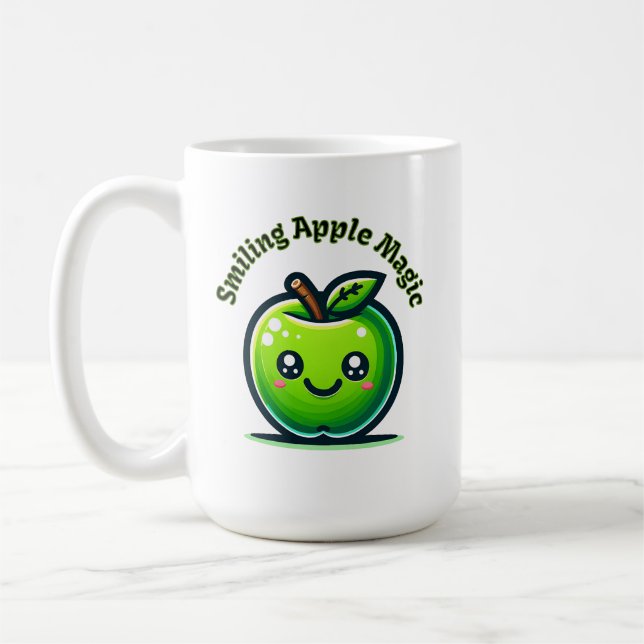 Lekande Apple Magic Kaffemugg (Vänster)