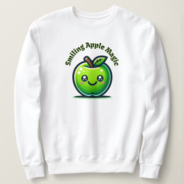 Lekande Apple Magic T Shirt (Design framsida)