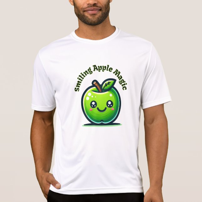 Lekande Apple Magic T Shirt (Framsida)