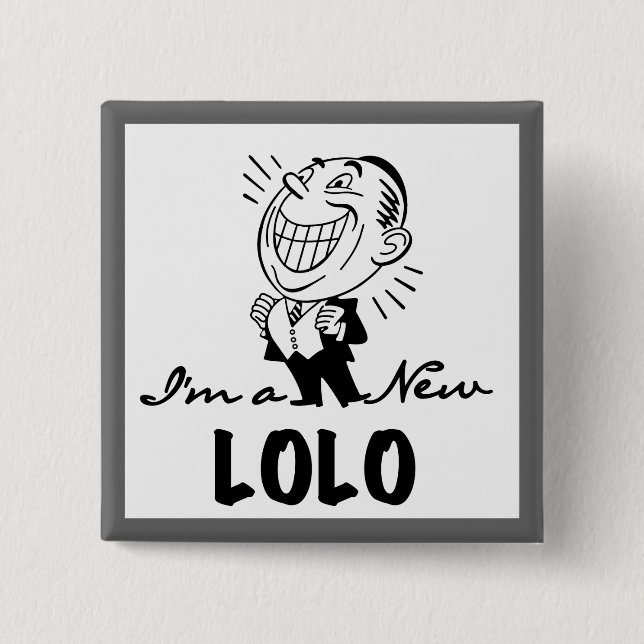 Lekande av New Lolo T-shirts och presenter Knapp (Framsida)